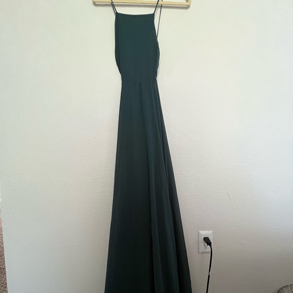Emerald green maxi dress #maxidress
